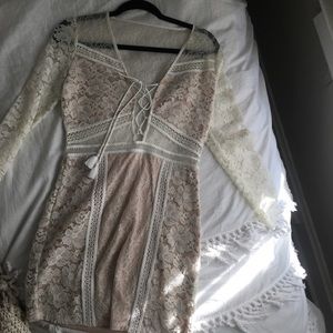 NWT Express White Lace Dress FL&L inspired